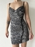 VESTIDO ANIMAL PRINT GRIS Y NEGRO · GUESS · T.S - findeferia