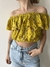 TOP AMARILLO FLOREADO STRAPLESS T.U