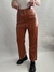 PANTALON ECOCUERO RECTO CAMEL BERNA T.0