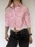 CAMISA CROP CON BOLSILLO ROSA BEBE NEW WOMAN T. XS - comprar online