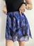 POLLERA AZUL MICRO TUL BATIK ZARA T.M NUEVA - tienda online