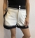 SHORT BLANCO CON DETALLES NEGROS NAUTICO CARMEN STEFFENS T.S/M - comprar online