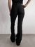 PANTALOIN DE VESTIR NEGRO FLARE BOLSILLITO T.S (TIRO BAJO) - findeferia