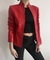 CAMPERA BIKER ROJA DE CUERO LOPEZ TAIBO T.S