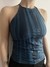 MUSCULOSA DE LYCRA AZUL ESTAMPA LA FERIA T.S/M - tienda online