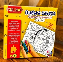 Quebra-cabeça gigante para pintar