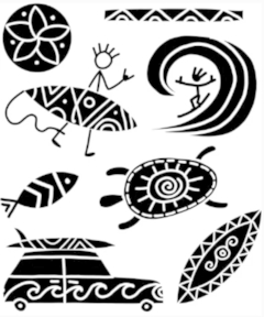 Tatuagem temporária Tribal