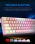 REDRAGON Fizz K617 RGB USB Mini Teclado Mecânico para Jogos Interruptor Vermelho 61 Teclas Cabo destacável com fio, portátil para viagens - TEC STORE