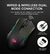 Redragon RANGER LITE M910-KS RGB USB 2.4G Wireless Gaming Mouse 8000 DPI 10 botões programável para gamer Ratos laptop PC