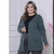 Cardigan Plus Size Feminino Malha Tricot Manga Longa Verde G2 na internet