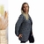 Cardigan Plus Size Feminino Jackard Tricot Manga Longa Bicolor G3 na internet