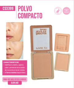 POLVO COMPACTO FOREVER MATTE / PINK 21 # 3399 - comprar online