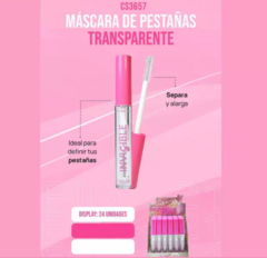 MASCARA DE PESTAÑA TRASPARENTE / PINK 21 #CS3657