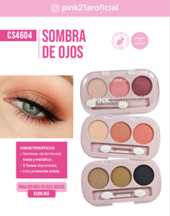 SOMBRA DE OJOS PARADISE / PINK 21 # CS4604