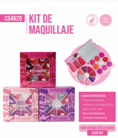 KIT DE MAQUILLAJE PRINCESS / PINK 21 # CS4620