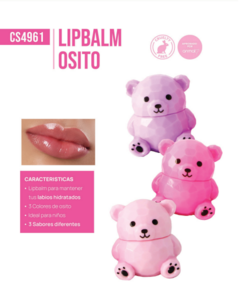 BALZAMO LABIAL CUTE BEAR / PINK21 # CS4961