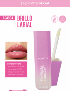 BRILLO LABIAL PERFECT & MATCH / PINK 21 # CS4984