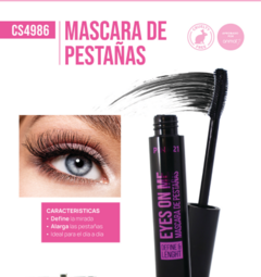 MASCARA DE PESTAÑAS YES ON ME / PINK 21 # CS 4986