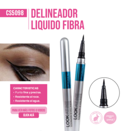 DELINEADOR NEGRO EN FIBRA LOOK AT ME / PINK 21 # CS5098