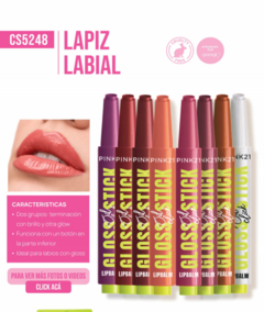 BALZAMO LABIAL EN LAPIZ OIL CLICK / PINK 21 # CS5248