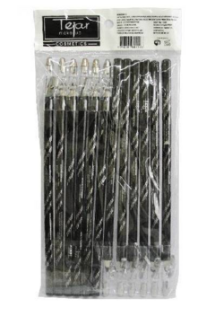 LAPIZ NEGRO PARA CEJAS X12U / TEJAR #ART.380