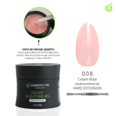 GEL DE CONTRUCCION *008 CREAM ROSE / CHERIMOYA # CH1102407