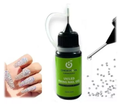 FIXING NAIL GEL GLUE UV LED 12ML PEGAMENTO STRASS/ CHERIMOYA # CH 1052404