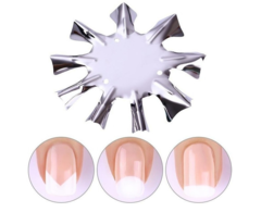 Molde Easy French Uñas Esculpidas Metal x1u