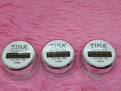 Tina Polímero Clear/White/Pink 30g