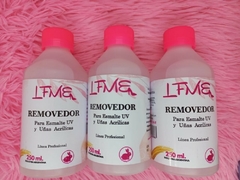 Lfme Removedor para Esmalte UV y Uñas Acrilicas 100ml/250ml/500ml - MODAIS MAYORISTAS