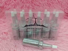 Imagen de Paris Night Glitter para uñas Color/Blanco/Plateado Estuche x12u #20124