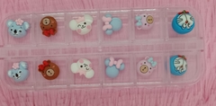 Imagen de Apliques para uñas Animalitos x1u