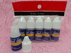 Pegamento X5 Nail Glue Para Uñas Postizas Tips Strass Gotero x1u