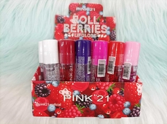 PINK 21 ROLL BERRIES LIPGLOSS /BRILLO LABIAL #CS3348