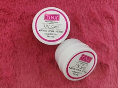 GEL DE CONSTRUCCION "TINA" 15G CLEAR/PINK/WHITE - MODAIS MAYORISTAS