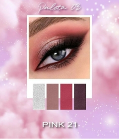 Sombra de Ojos Glitter Pink 21 Only You x1u CS3334 - MODAIS MAYORISTAS