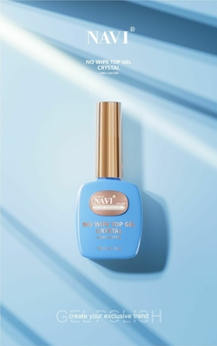 NO WIPE TOP GEL CRYSTAL NAVI / NO QUEDA CAPA DE INHIBICIÓN 10ML - comprar online