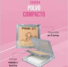 POLVO COMPACTO +ESPEJO+BROCHA #CS4264