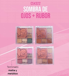 SOMBRA DE OJOS + RUBOR CRUSH ON YOU - PINK 21 #CS4322 - comprar online