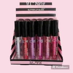 BRILLO LABIAL CON POLVO GLITTER / LOVE CRAZY ( TEJAR)#COD.5065