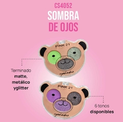 SOMBRA DE OJOS 6 TONOS DISTINTOS / PINK 21 # CS4052