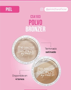 POLVO BRONZER THE SECRET / PINK 21 # CS4103 - comprar online