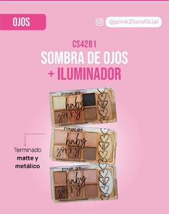 SOMBRA DE OJOS + ILUMINADOR BABY SORRY / PINK 21 # CS4281 - comprar online