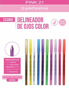 DELINEADOR DE OJOS COLORES / PINK 21 # CS3892