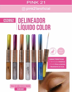 DELINEADOR LIQUIDO EN COLORES FIREWORK / PINK 21 # CS3952