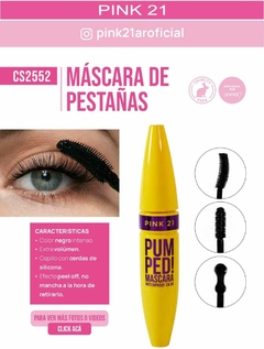 MASCARA DE PESTAÑAS PUM PED / PINK 21 #CS2552