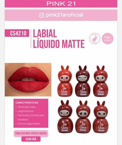 LABIAL LIQUIDO MATTE / PINK 21 #CS4210