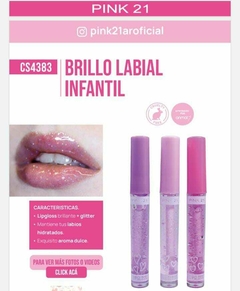 BRILLO LABIAL INFANTIL / PINK 21 #CS4383 - comprar online