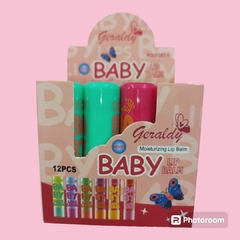 BALZAMO LABIAL CAJA DE 12U / BABY GERALDY # 3351-1