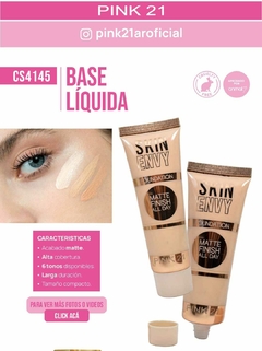 BASE LIQUIDA SKIN ENVY / PINK 21 # CS4145 - comprar online